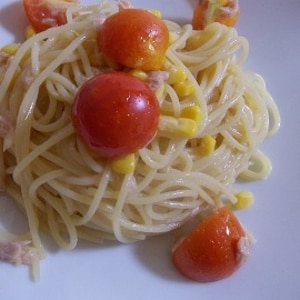 簡単★イタリアンドレッシングでトマトの冷製パスタ